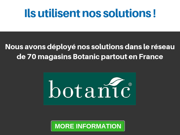 slider : référence commerciale Botanic