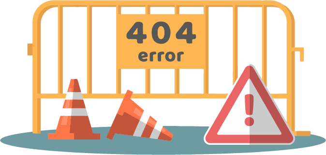 404 error page - motion design image - work in progress