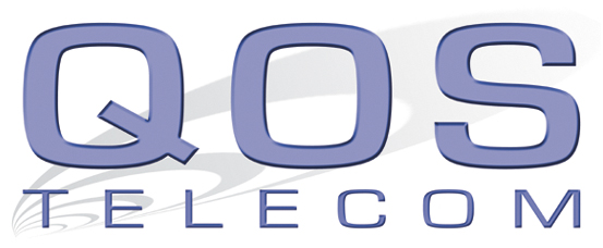 Integrators and operators: QOS telecom logo